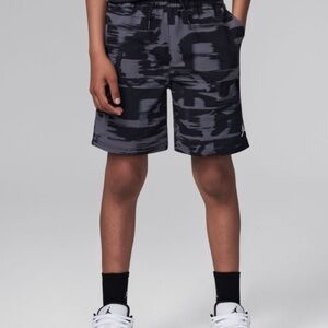 Jordan Black and Gray Camo Athletic Shorts Jordan MJ Flight MVP little boy small